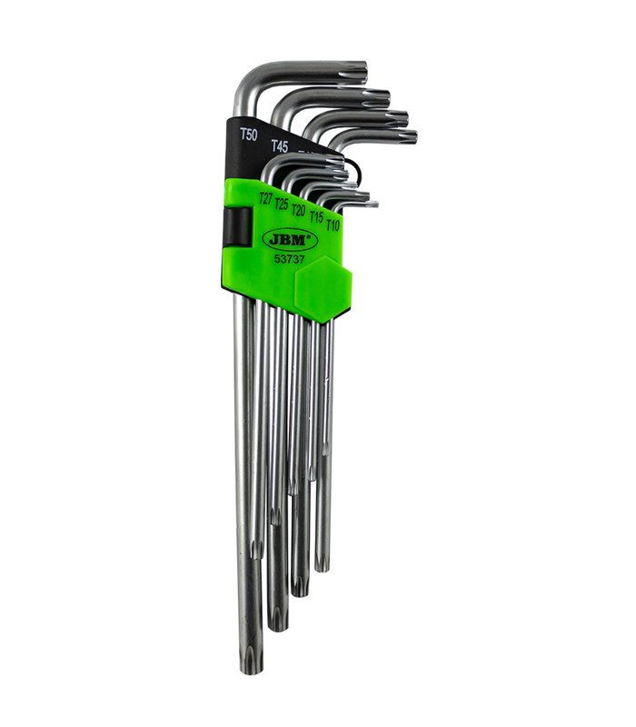 SET DE 9 LLAVES TORX LARGAS