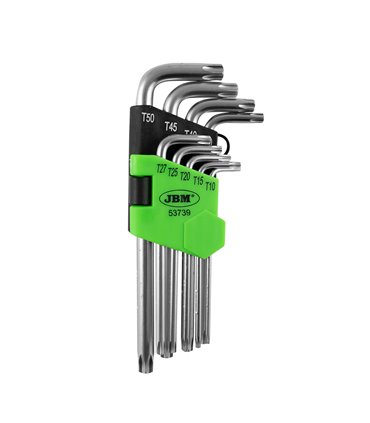 SET DE 9 LLAVES TORX CORTAS