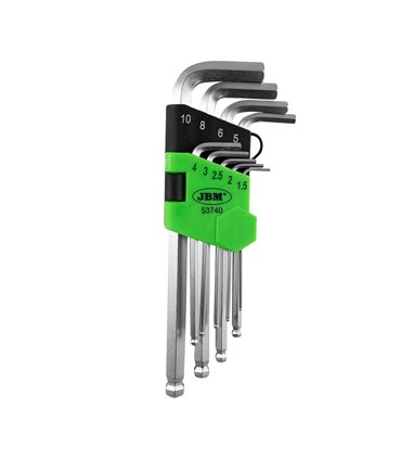 SET DE 9 LLAVES ALLEN CORTAS