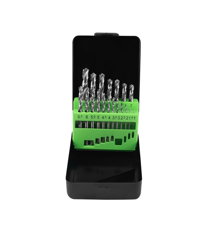 ESTUCHE DE BROCAS HELICOIDALES 1-10MM HSS 4341 