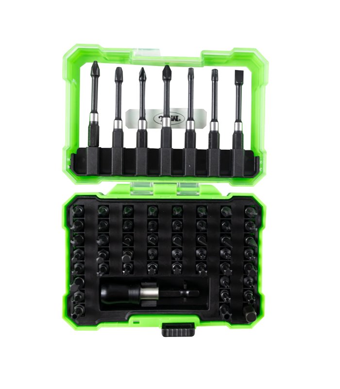 ESTUCHE DE PUNTAS DE IMPACTO CON ADAPTADOR RÁPIDO S2 - ACABADO NEGRO