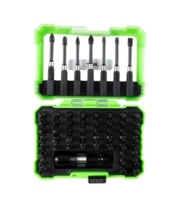 ESTUCHE DE PUNTAS DE IMPACTO CON ADAPTADOR RÁPIDO S2 - ACABADO NEGRO