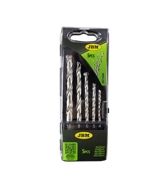 ESTUCHES DE BROCAS 4-10MM PARA ALBAÑILERÍA 