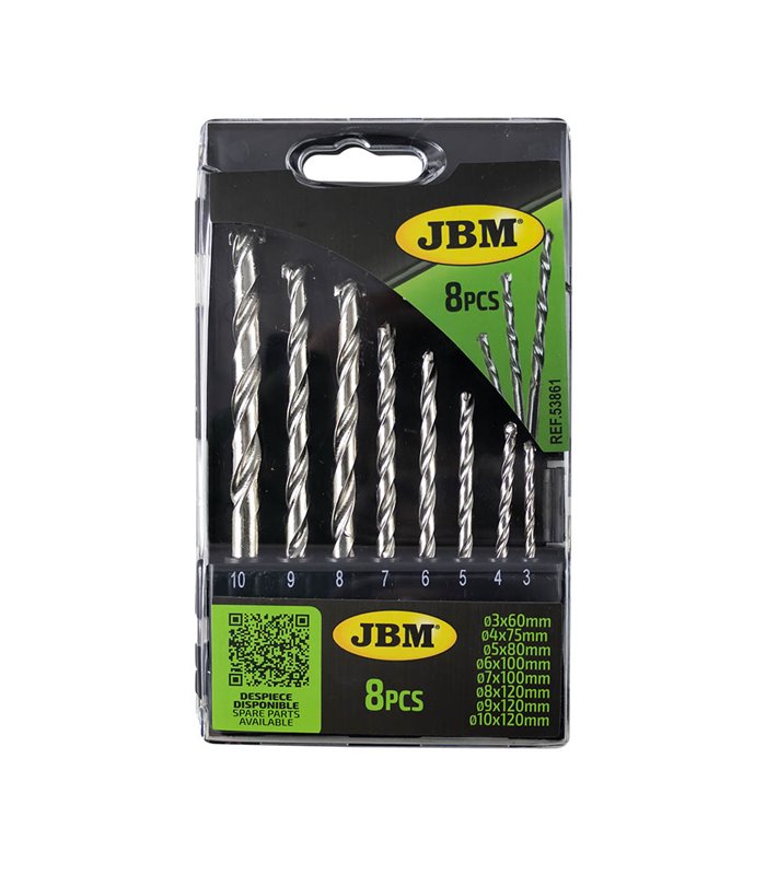 ESTUCHES DE BROCAS 3-10MM PARA ALBAÑILERÍA 