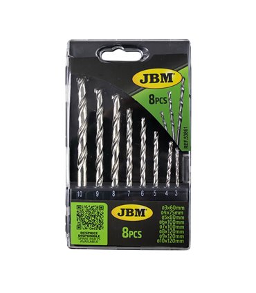 ESTUCHES DE BROCAS 3-10MM PARA ALBAÑILERÍA 