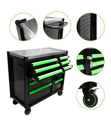 CARRO CON DOBLE COLUMNA DE CAJONES