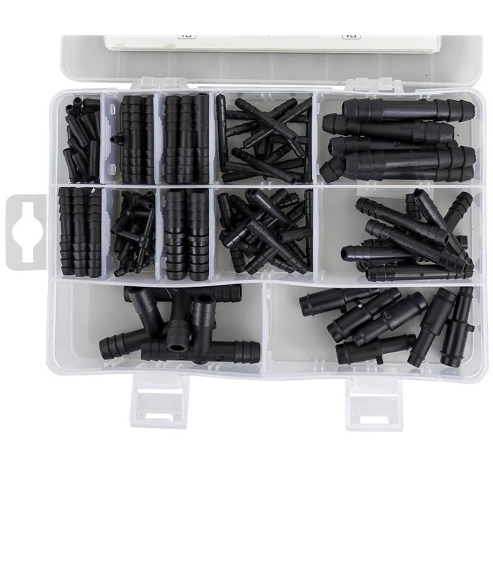 ESTUCHE DE CONECTORES DE MANGUERA 113 PCS