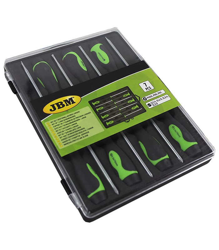 SET DE 7 DESTORNILLADORES LARGOS