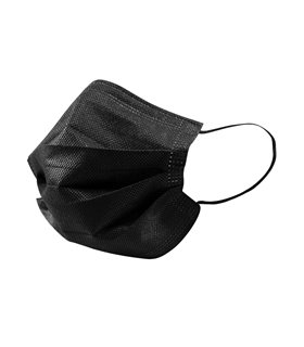 MASCARILLA NEGRA DE PROTECCIÓN INDIVIDUAL HIGIÉNICA (de un solo uso)