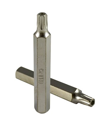    Broca  torx (TX)  de 75mm de largo,  T60 inv