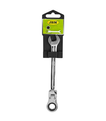 LLAVE COMBINADA ARTICULADA TRINQUETE 9MM