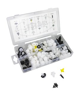 ESTUCHE DE CLIPS PEUGEOT/CITROËN 93 PCS PARA PANEL DE PUERTA