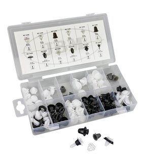 ESTUCHE DE CLIPS PEUGEOT/CITROËN 80 PCS PARA MOLDURA