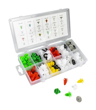 ESTUCHE DE CLIPS MERCEDES-BENZ 96 PCS PARA PANEL DE PUERTA/MOLDURA