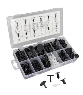ESTUCHE DE CLIPS MERCEDES-BENZ 151 PCS PARA TAPICERÍA