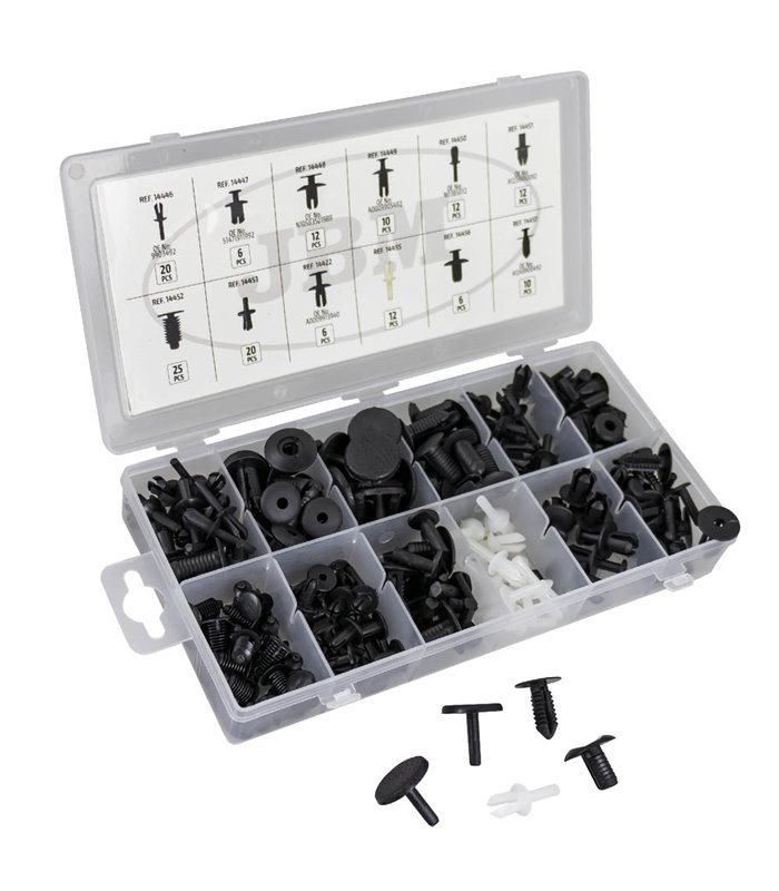 ESTUCHE DE CLIPS MERCEDES-BENZ 151 PCS PARA TAPICERÍA