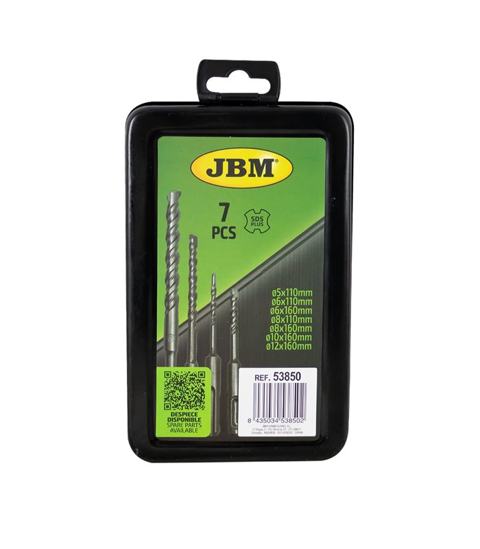 ESTUCHE DE BROCAS SDS PLUS PARA TALADRO PERCUTOR