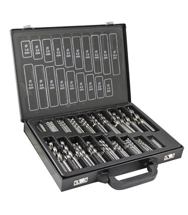 ESTUCHE DE BROCAS HELICOIDALES 1-10MM HSS 4341 