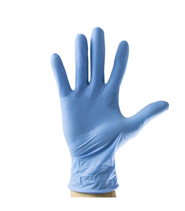 GUANTES AZUL DESECHABLES DE NITRILO TALLA M