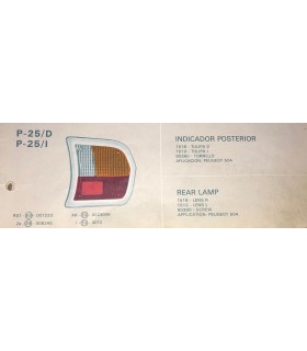 Piloto Posterior Izquierdo P-504 S/T