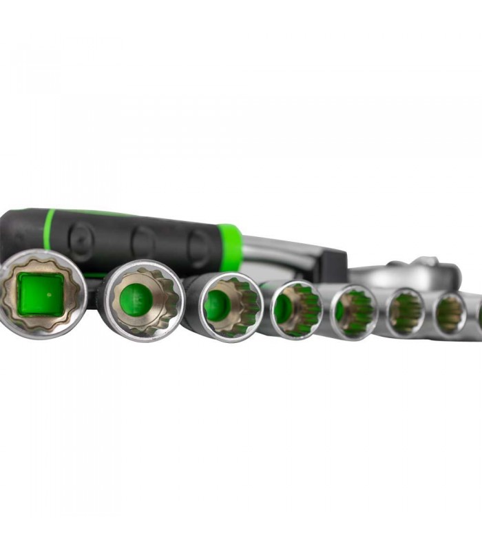 Carraca 72 Dientes Con Vasos De 12 Cantos 1/2"