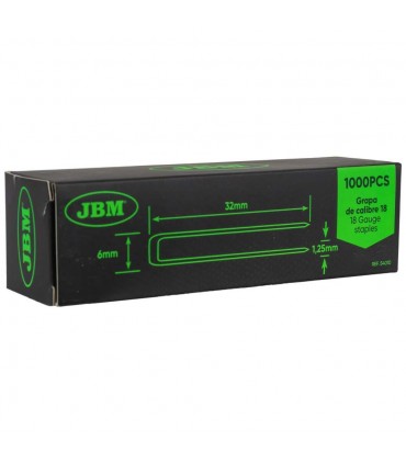 Set De Grapas 32X6Mm De Calibre 18 (1000Pcs)