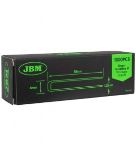 Set De Grapas 38X6Mm De Calibre 18 (1000Pcs)