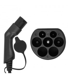 Cable De Carga Para Coche Eléctrico, 32 A, Tipo 1 A Tipo 2