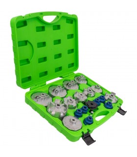 Juego De Extractores Para Filtros De Aceite / 19 Piezas En Aluminio