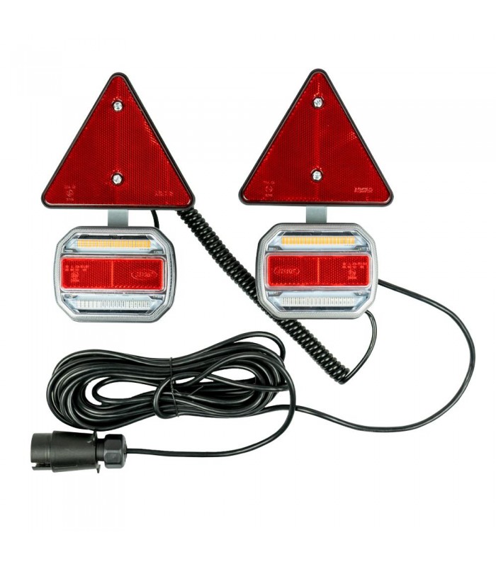 Kit Magnético De 2 Pilotos Led Y 2 Catareflectantes