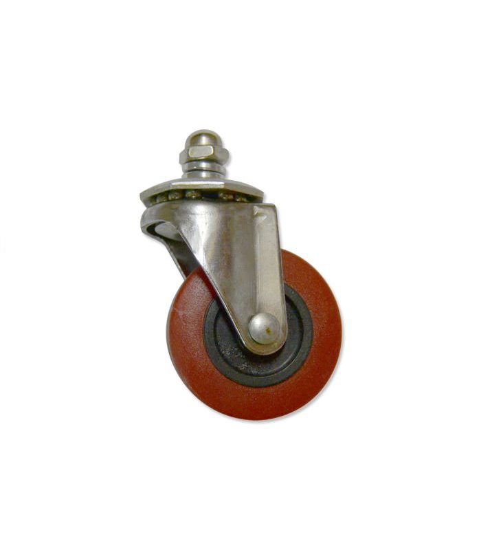 RUEDA PARA CAMILLA PLASTICA REF 52148 - NEGRA