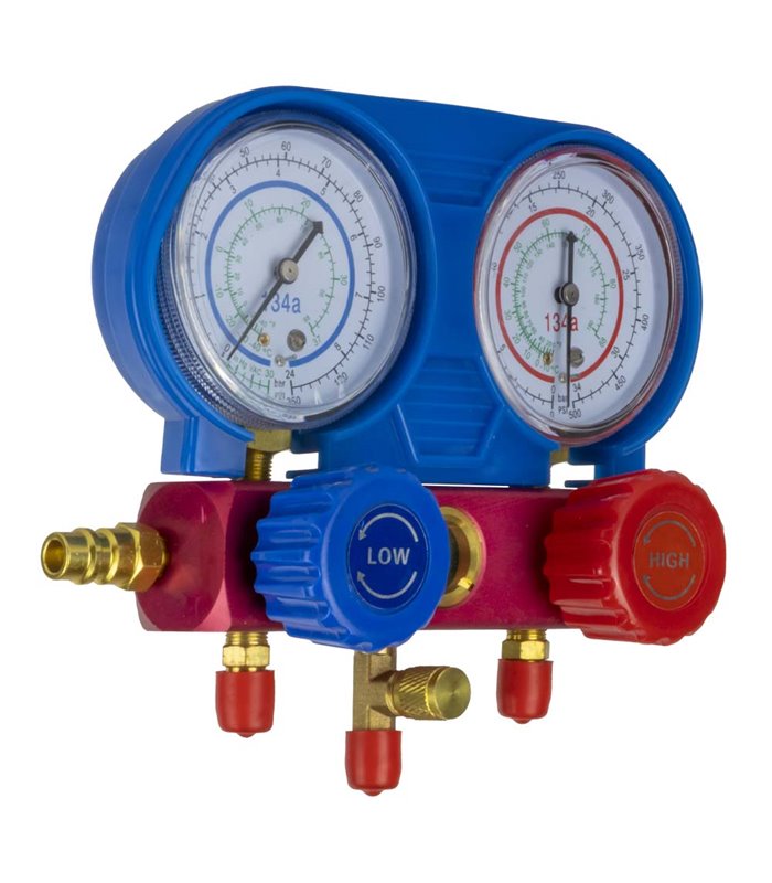 MANÓMETRO PARA COMPROBACIÓN DEL SISTEMA DE AIRE ACONDICIONADO - BAR (REF.53456)