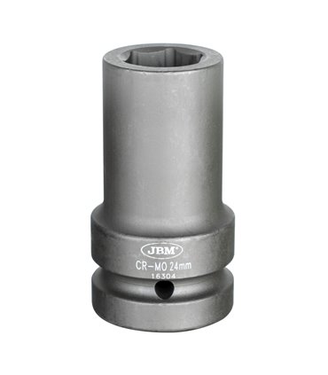 VASO DE IMPACTO LARGO HEX. 1" 24MM
