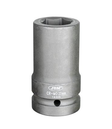 VASO DE IMPACTO LARGO HEX. 1" 27MM