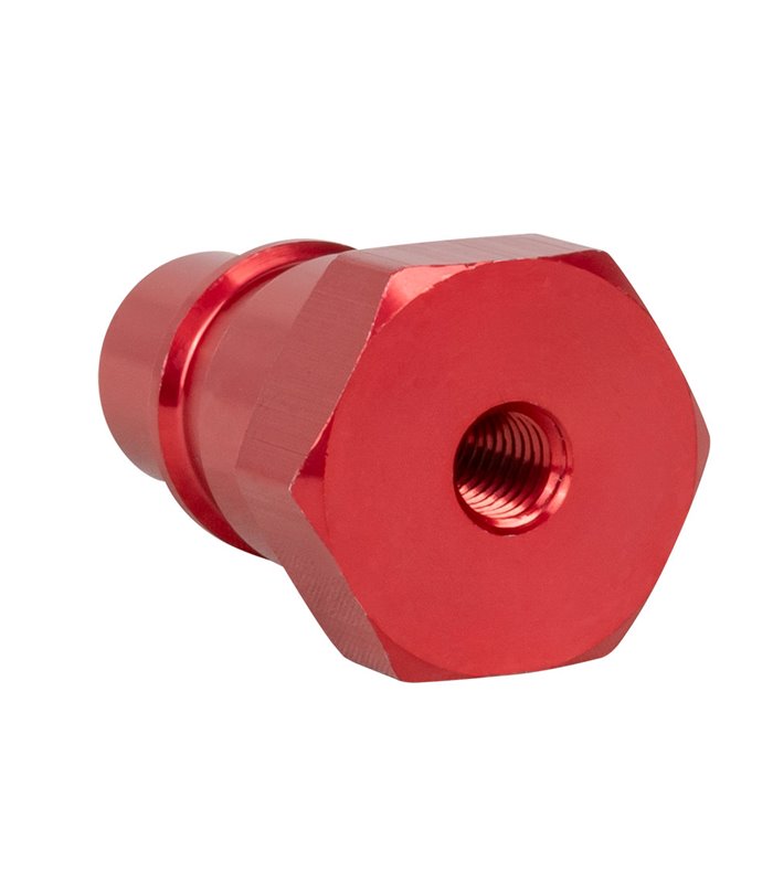 SOPORTE DE CONECTOR DE ALTA PRESION ROJO PARA GAS 1234YF (REF.54291)