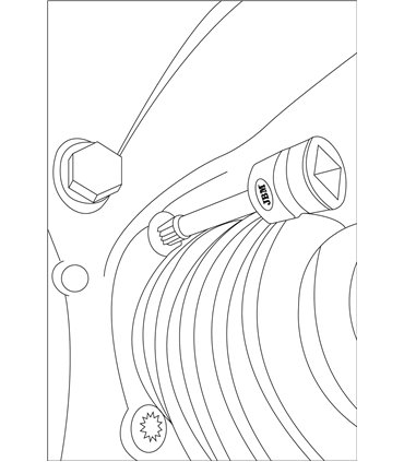 1/2" VASOS DE IMPACTO ESPECIAL PARA TORNILLOS SPLINE (XZN) 2/PCS