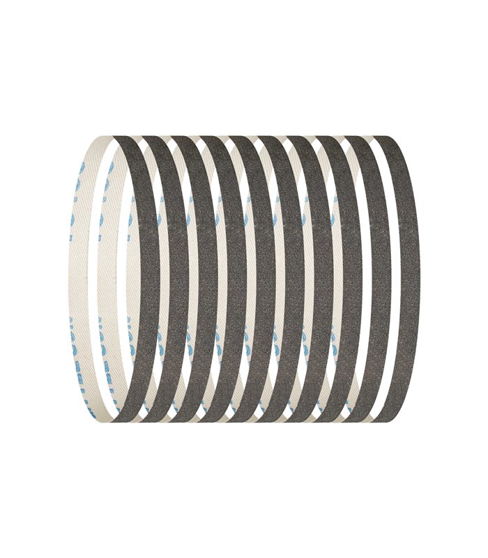 SET DE 10 CINTAS DE LIJADORA DE GRANO 80