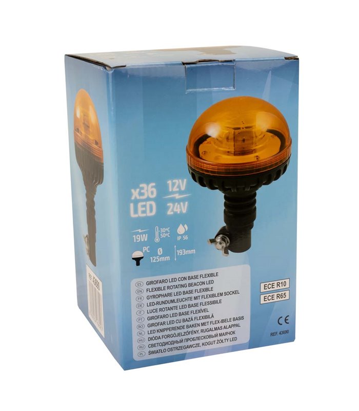 GIROFARO LED 12-24V BASE FLEXIBLE