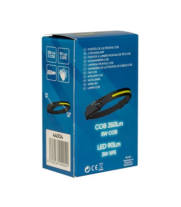 PORTÁTIL DE LUZ FRONTAL COB