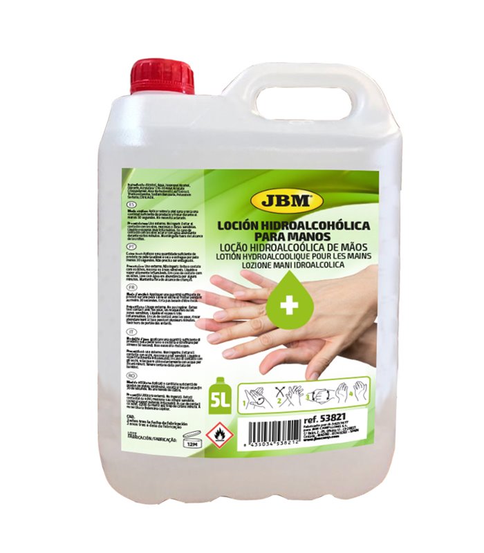GARRAFA 5L LOCIÓN HIDROALCOHÓLICA