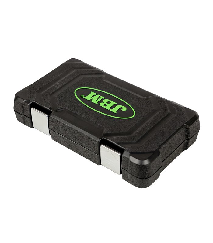 MALETÍN DE VASOS Y PUNTAS TORX DE 1/2" 19 PIEZAS