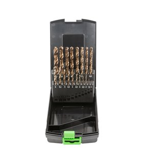 ESTUCHE DE BROCAS HELICOIDALES 1-10MM COBALTO