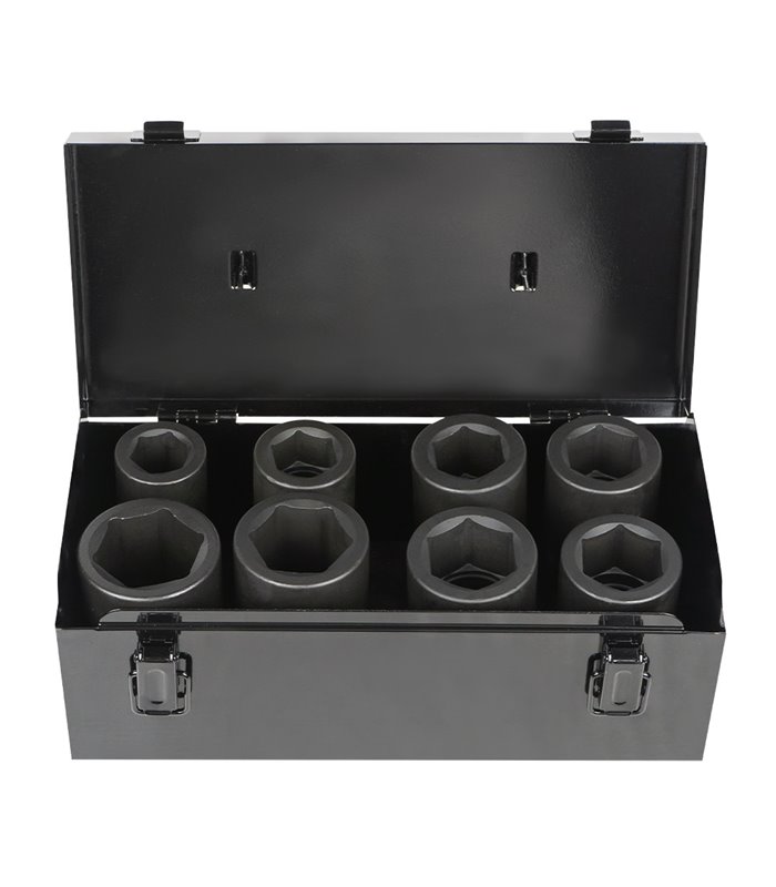 SET DE 8 VASOS DE IMPACTO DE 1" LARGOS