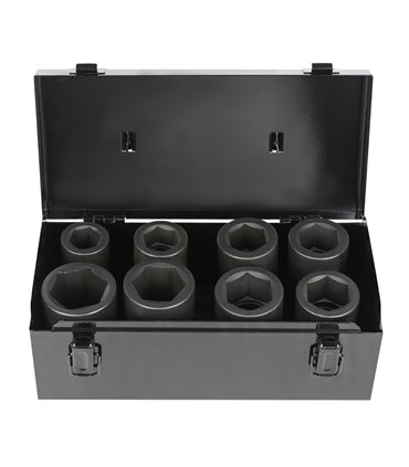 SET DE 8 VASOS DE IMPACTO DE 1" LARGOS