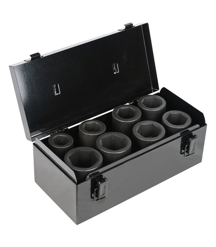 SET DE 8 VASOS DE IMPACTO DE 1" LARGOS