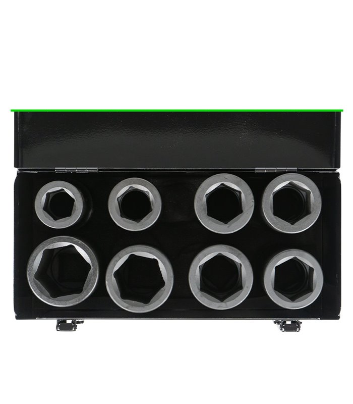 SET DE 8 VASOS DE IMPACTO DE 1" LARGOS