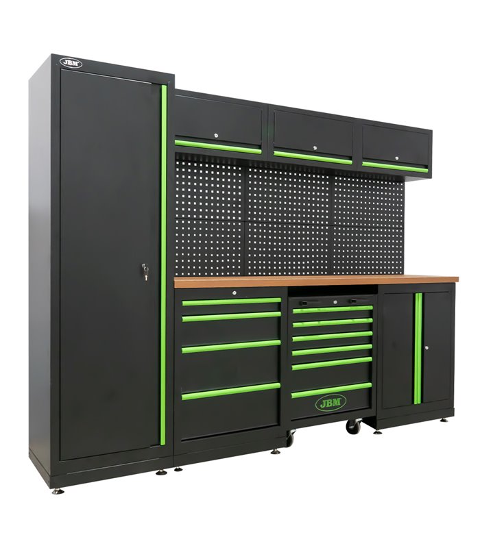 CONJUNTO DE MUEBLES MODULARES PARA TALLER (18 PCS)