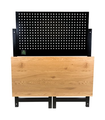 MESA DE TRABAJO PLEGABLE CON PANEL FRONTAL