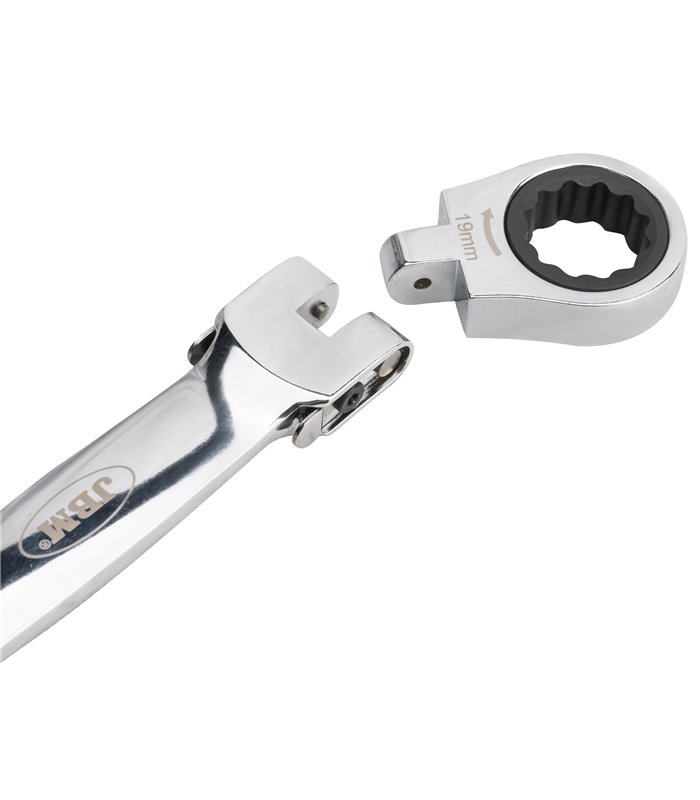 LLAVE CON TRINQUETE CON CABEZAL INTERCAMBIABLE 12 PCS
