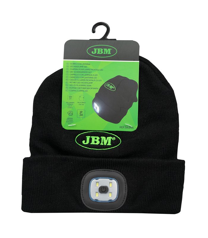 GORRO CON LINTERNA